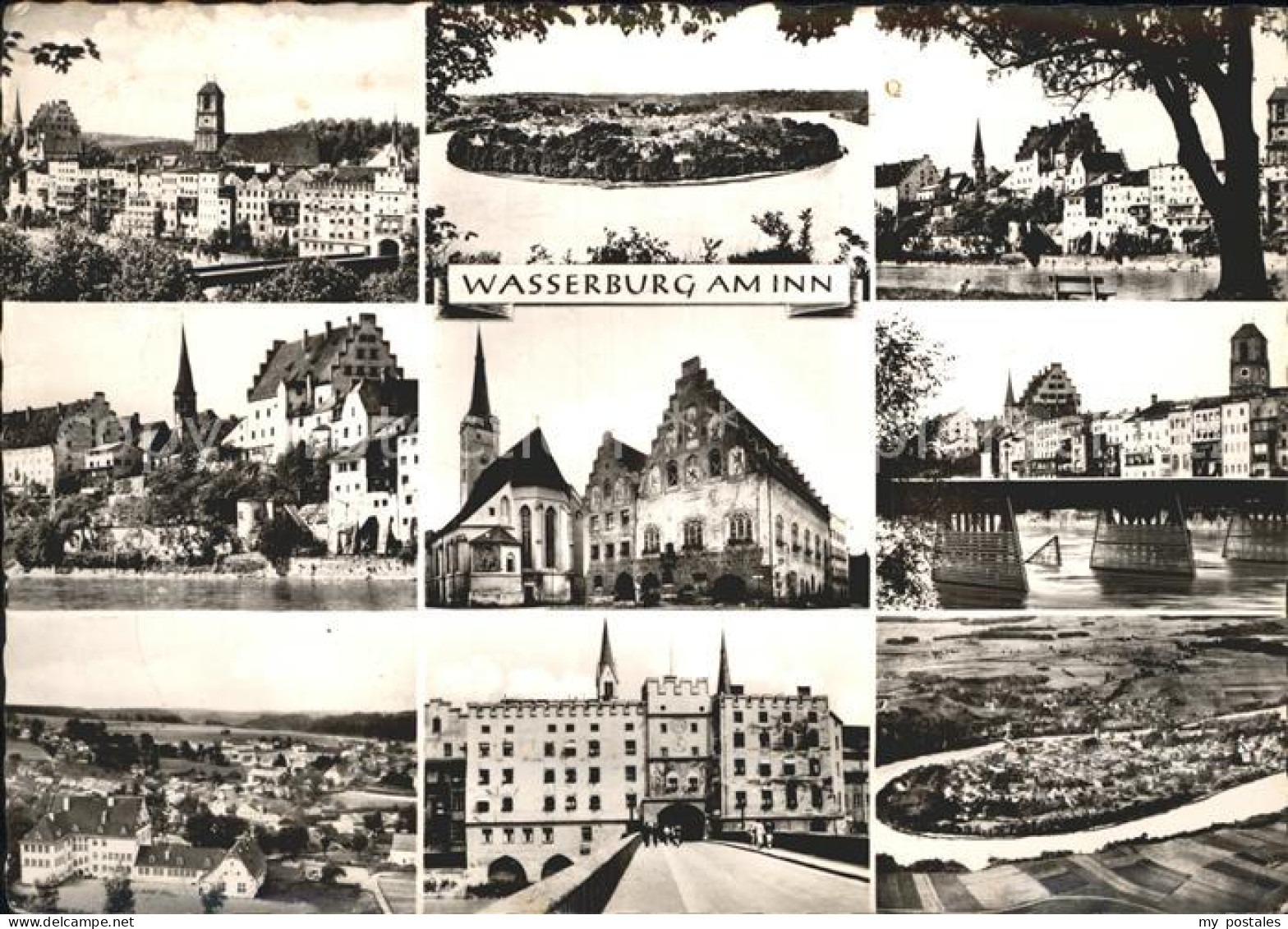 72321318 Wasserburg Inn Schloss Kirchen Panorama Teilansichten Bruecken Wasserbu - Wasserburg (Inn)