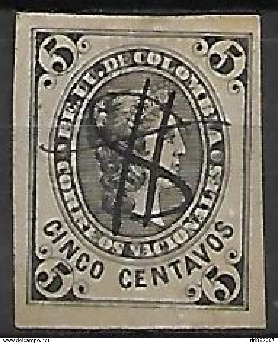 COLOMBIE   -   1881 .  Y&T N° 67 Oblitéré  . Liberté - Colombia