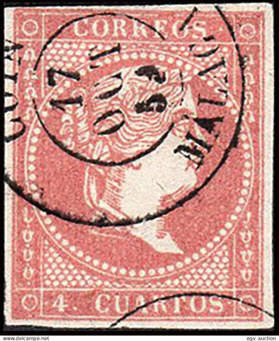 Málaga - Edi O 48 - 4 C.- Mat Fech. Tp. II "Coín" - Used Stamps