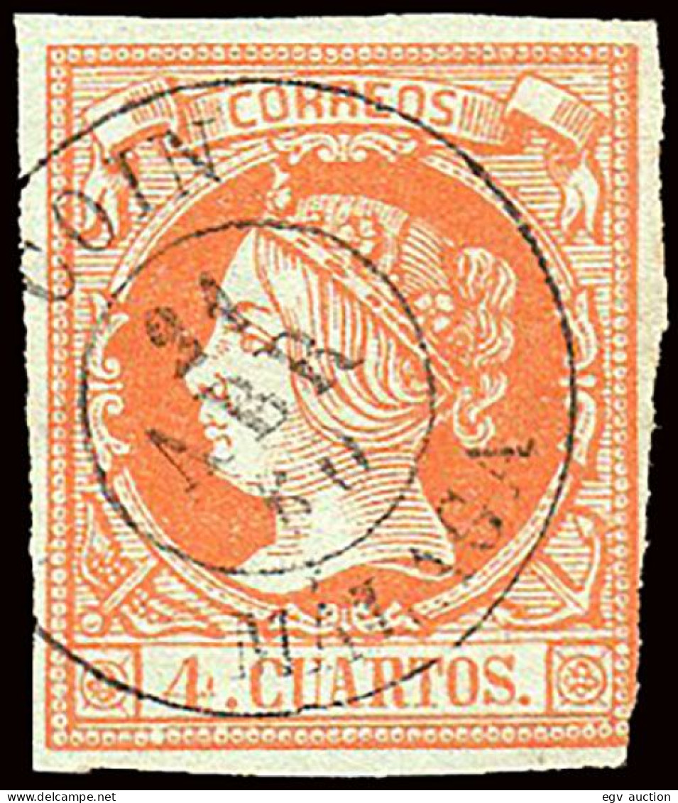 Málaga - Edi O 52 - 4 C.- Mat Fech. Tp. II "Coín" - Used Stamps