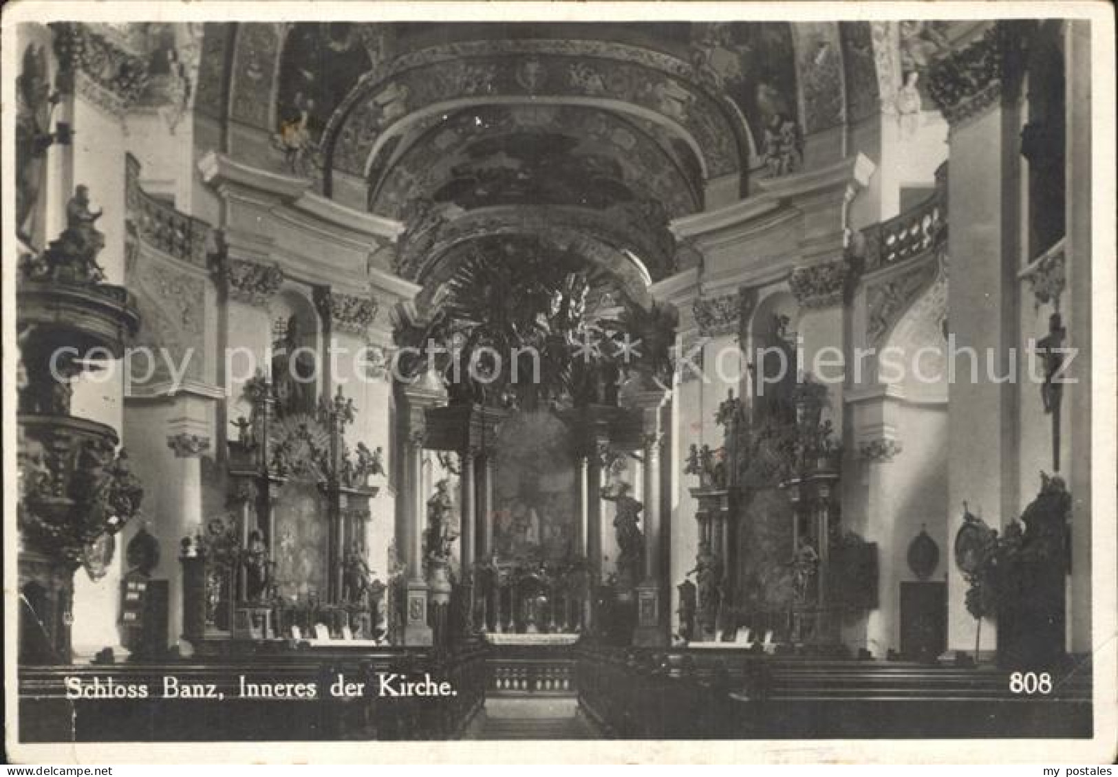 72321266 Bad Staffelstein Schloss Banz Inneres Der Kirche Bad Staffelstein - Staffelstein