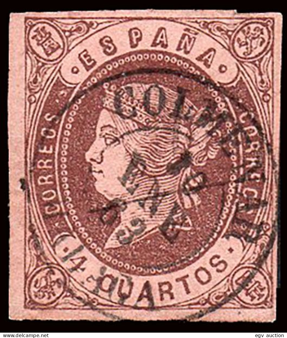 Málaga - Edi O 58 - 4 C.- Mat Fech. Tp. II "Colmenar" - Used Stamps