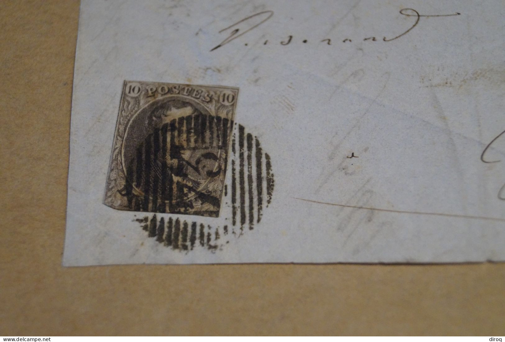 Bel Envoi,très Belle Oblitération Poste N° 73 ,Liège 1862 - Postmarks - Lines: Distributions