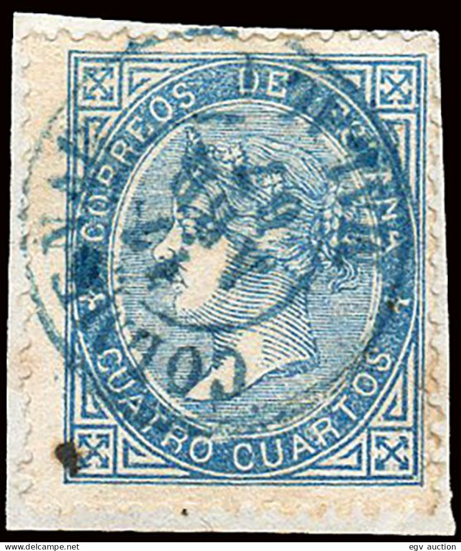 Málaga - Edi O 88 - 4 C.- Fragmento Mat Fech. Tp. II Azul "Colmenar" - Used Stamps