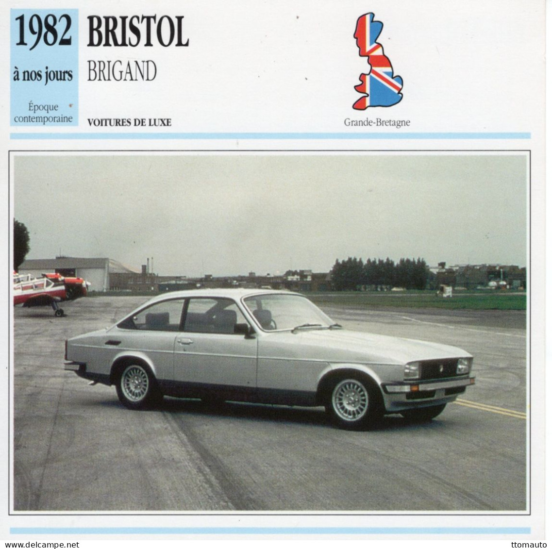 Bristol Brigand  -  1982  - Voiture De Luxe -  Fiche Technique Automobile (GB) - Coches