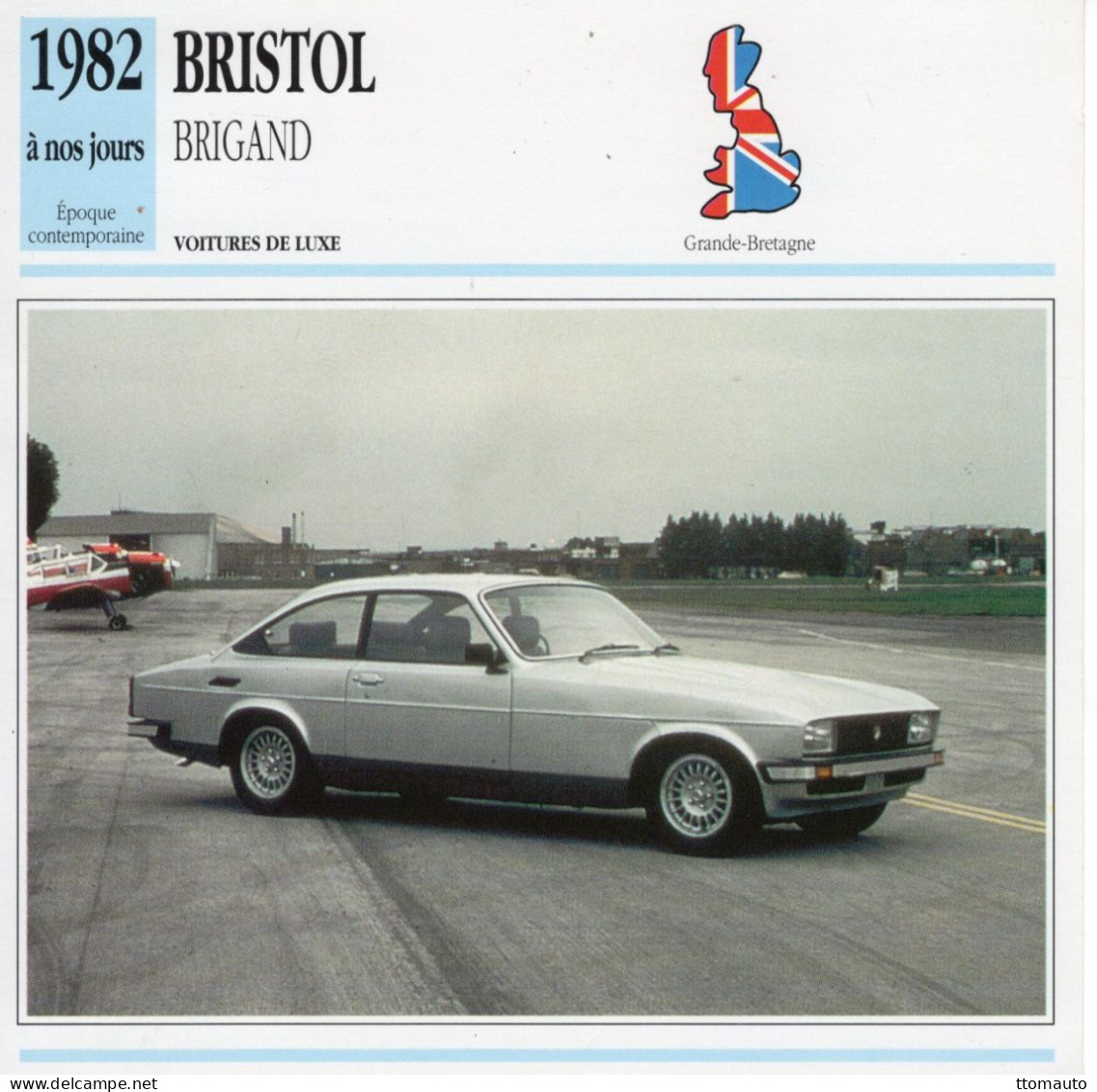 Bristol Brigand  -  1982  - Voiture De Luxe -  Fiche Technique Automobile (GB) - Autos