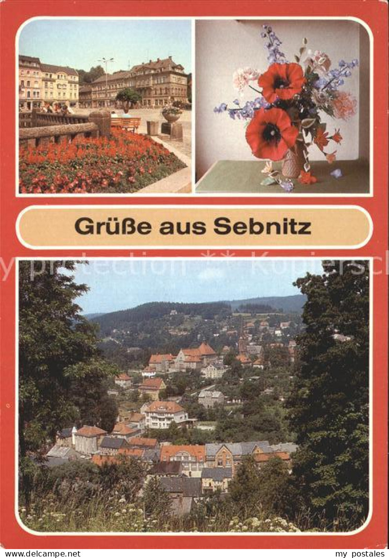 72320143 Sebnitz Markt Exponat VEB Kunstblume Sebnitz  Sebnitz - Sebnitz