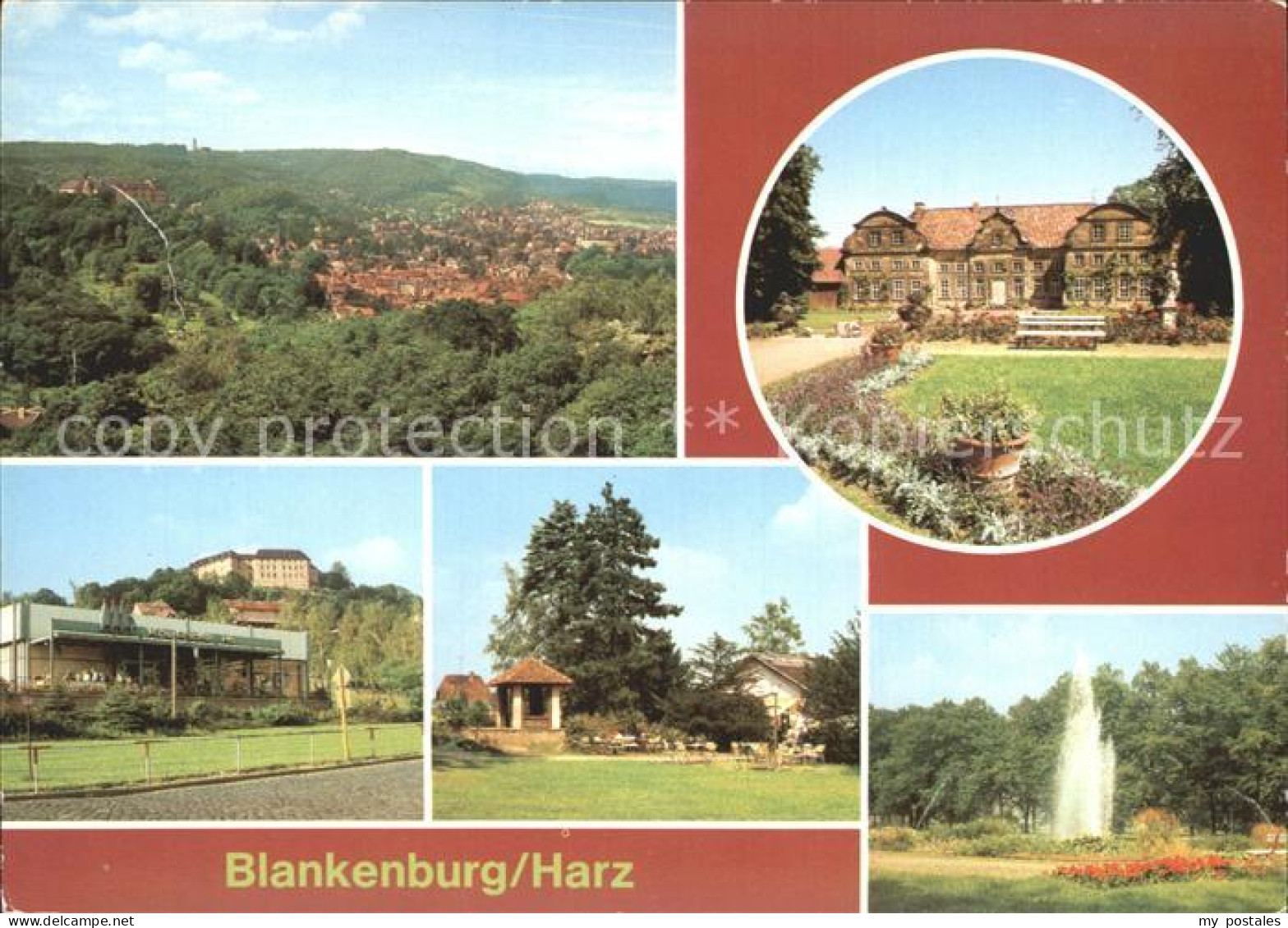 72320105 Blankenburg Harz Kleines Schloss Stadtpark Tierpark  Blankenburg - Blankenburg