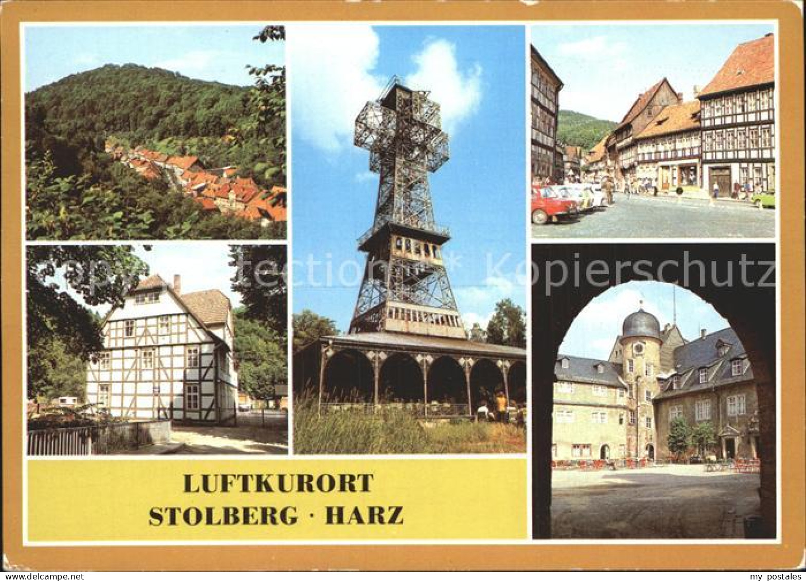 72320017 Stolberg Harz Rittergasse Josepskreuz Markt Schloss Stolberg - Stolberg (Harz)