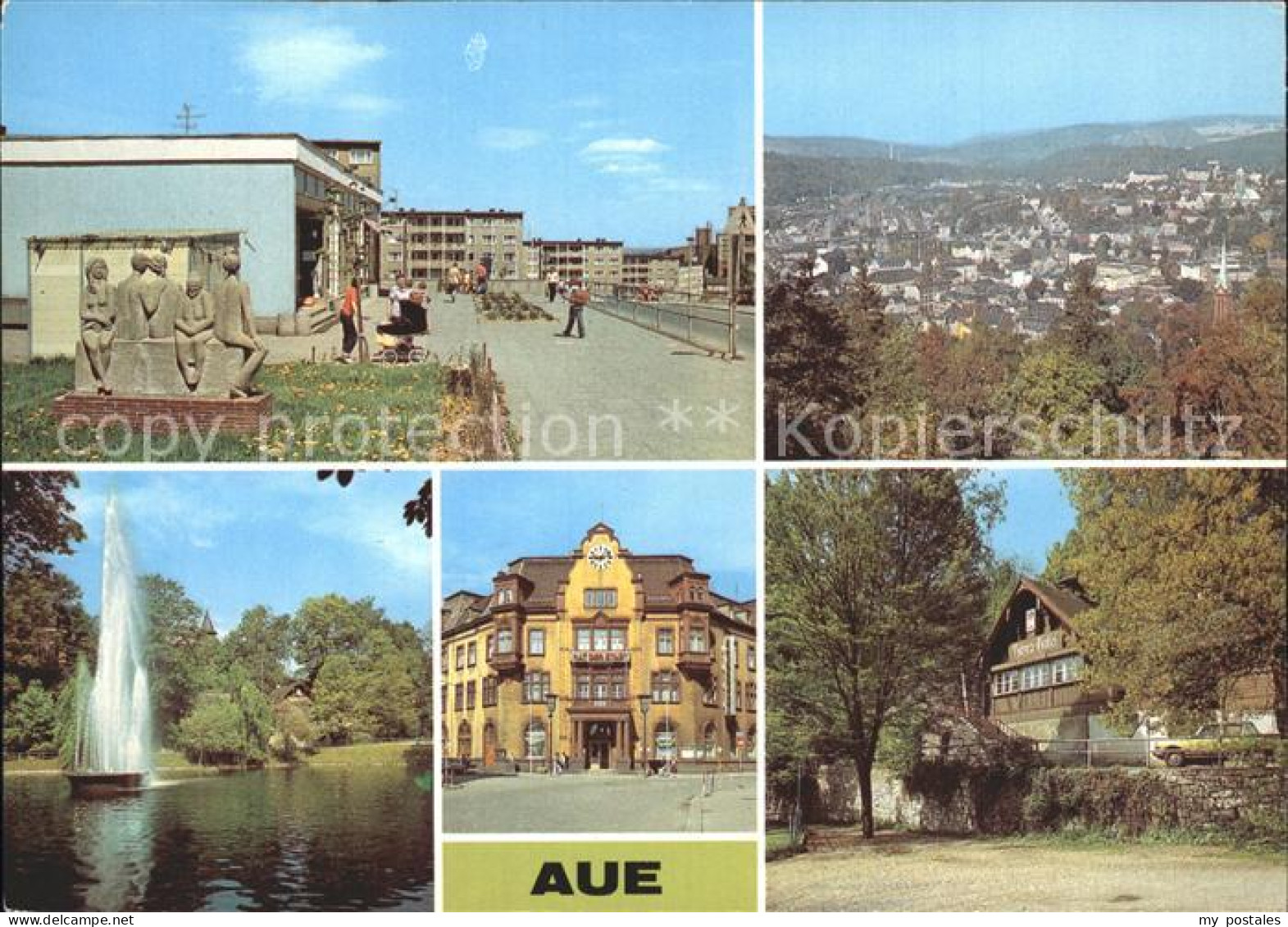 72319934 Aue Erzgebirge Carolateich Rathaus Restaurant Hutzen Haisel Aue Erzgebi - Aue