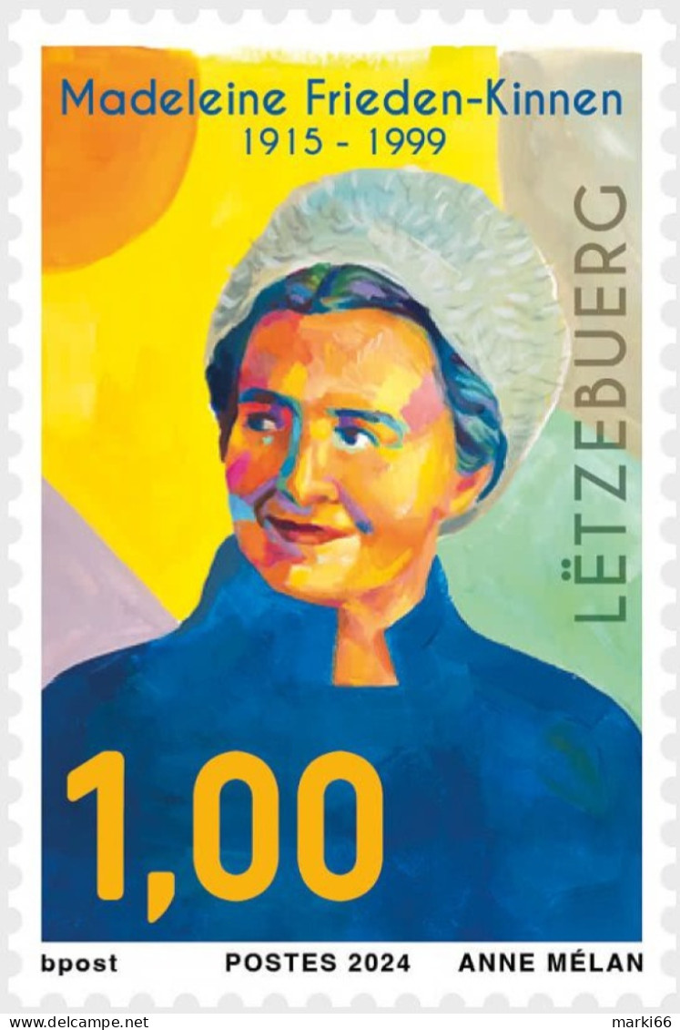 Luxembourg - 2024 - Commemoration Of Madeleine Frieden-Kinnen, Luxembourgian Politician - Mint Stamp - Ongebruikt