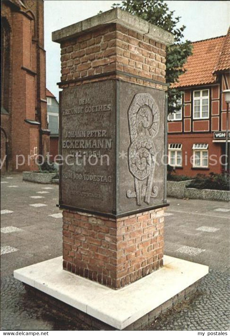 72319865 Winsen Luhe Johnann Peter Eckermann Denkmal Winsen - Winsen