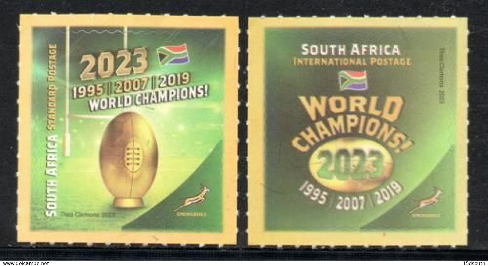 South Africa - 2023 Rugby World Cup Champions Set (**) - Rugby