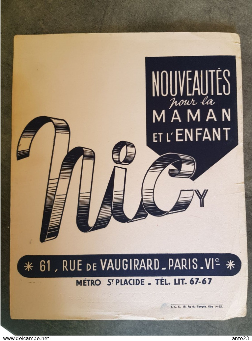 Buvard Nicy A Paris Pour Maman - Textile & Vestimentaire