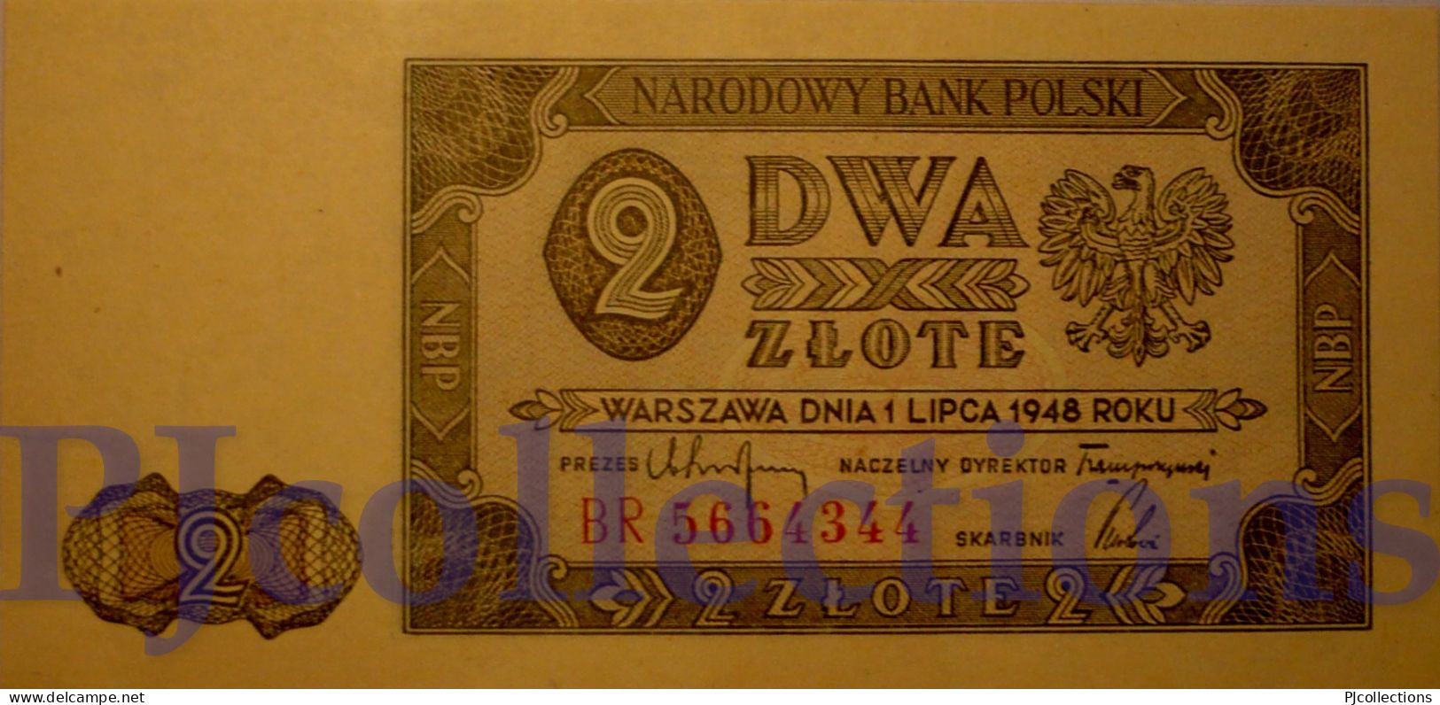 POLONIA - POLAND 2 ZLOTE 1948 PICK 134 AUNC - Polen