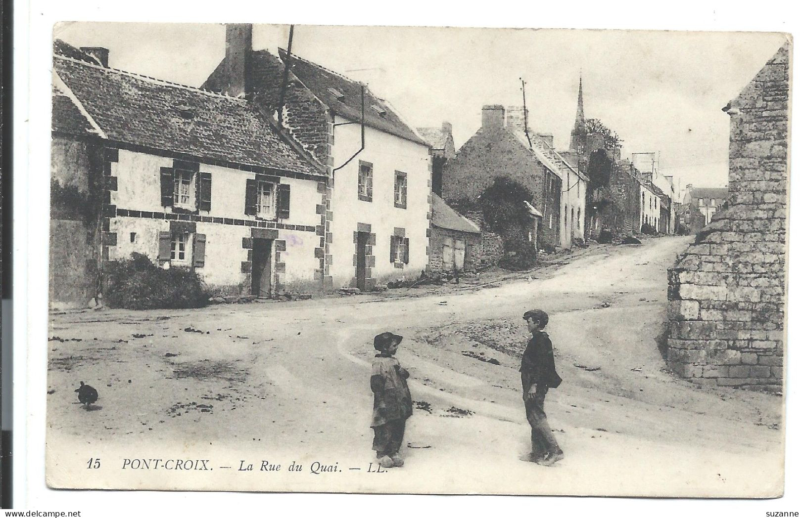 PONT-CROIX - La Rue Du Quai - VENTE DIRECTE X - Pont-Croix