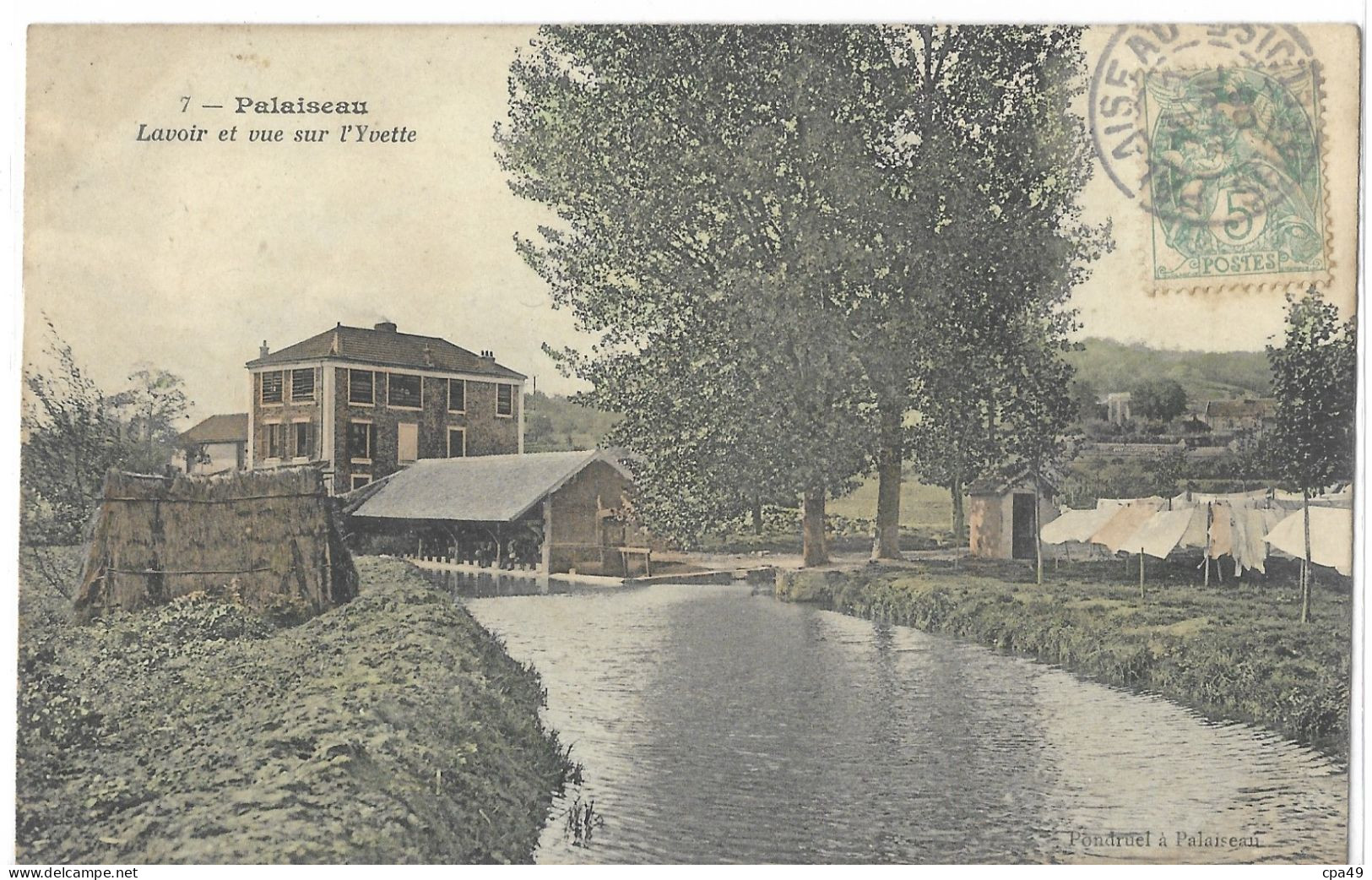 91    PALAISEAU  LAVOIR  ET  VUE  SUR  L' YVETTE - Palaiseau