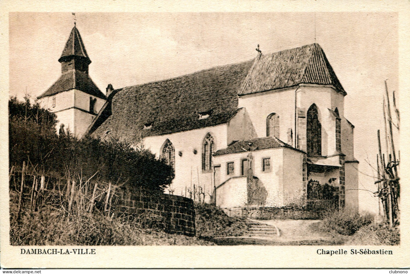 CPA - DAMBACH-LA-VILLE - CHAPELLE SAINT-SEBASTIEN - Dambach-la-ville