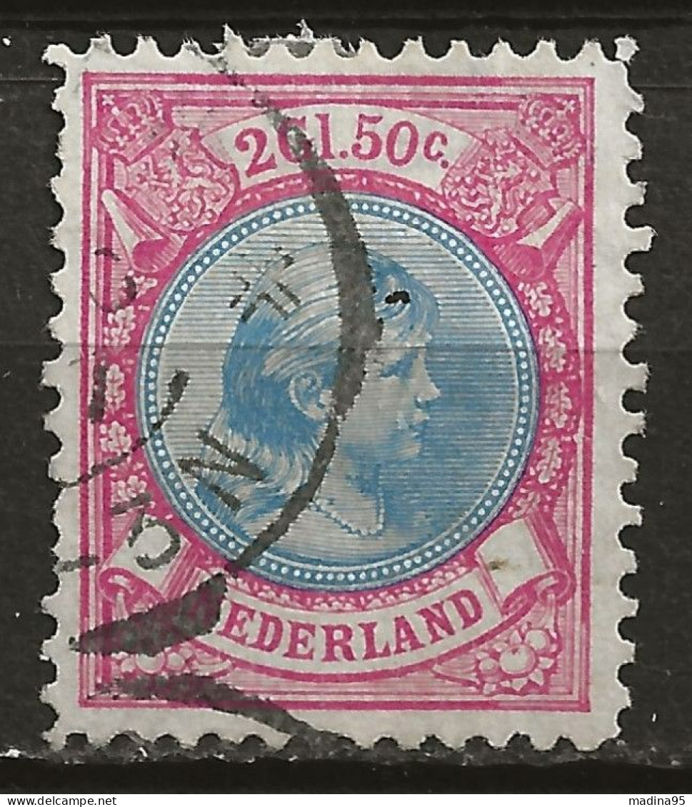 PAYS-BAS: Obl., N° YT 47, B - Used Stamps