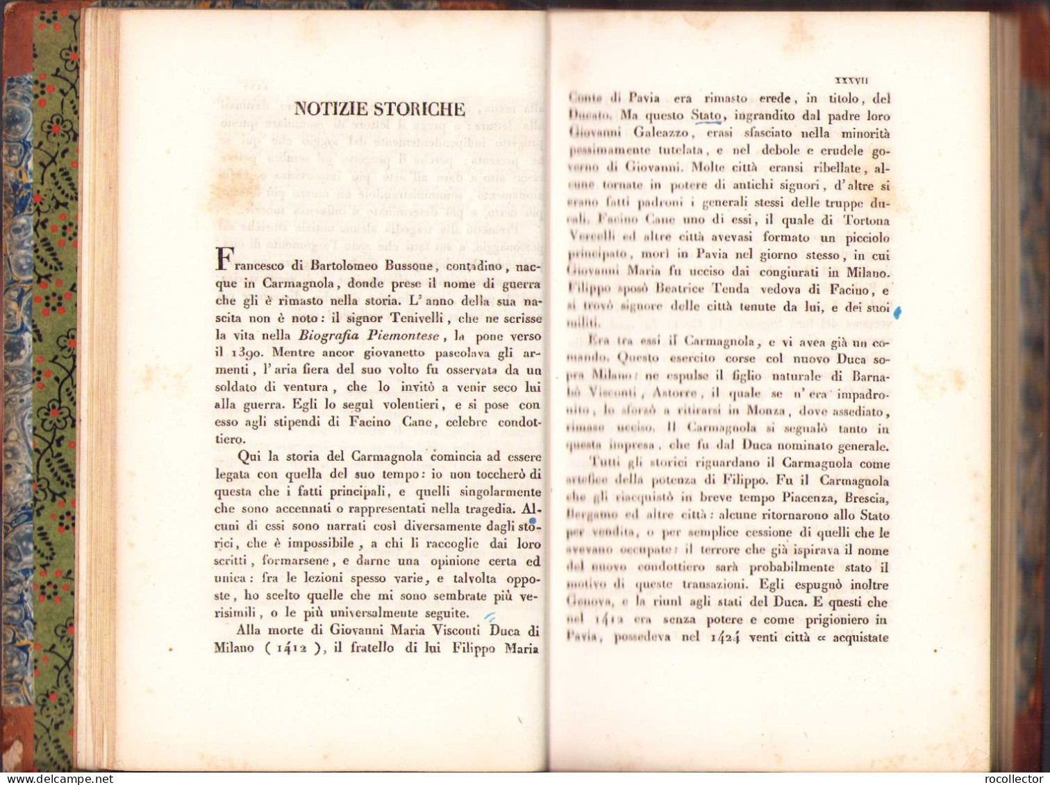 Opere Di Alessandro Manzoni Milanese, Con Aggiunte E Osservazioni Critiche. Prima Edizione Completa. Tomo Primo, 1828 - Libri Antichi