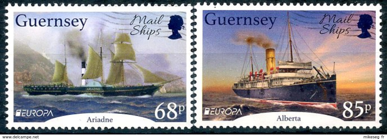 Europa 2020 - Guernsey Guernesey - Mail Ships (Ariadne & Alberta) ** - 2020