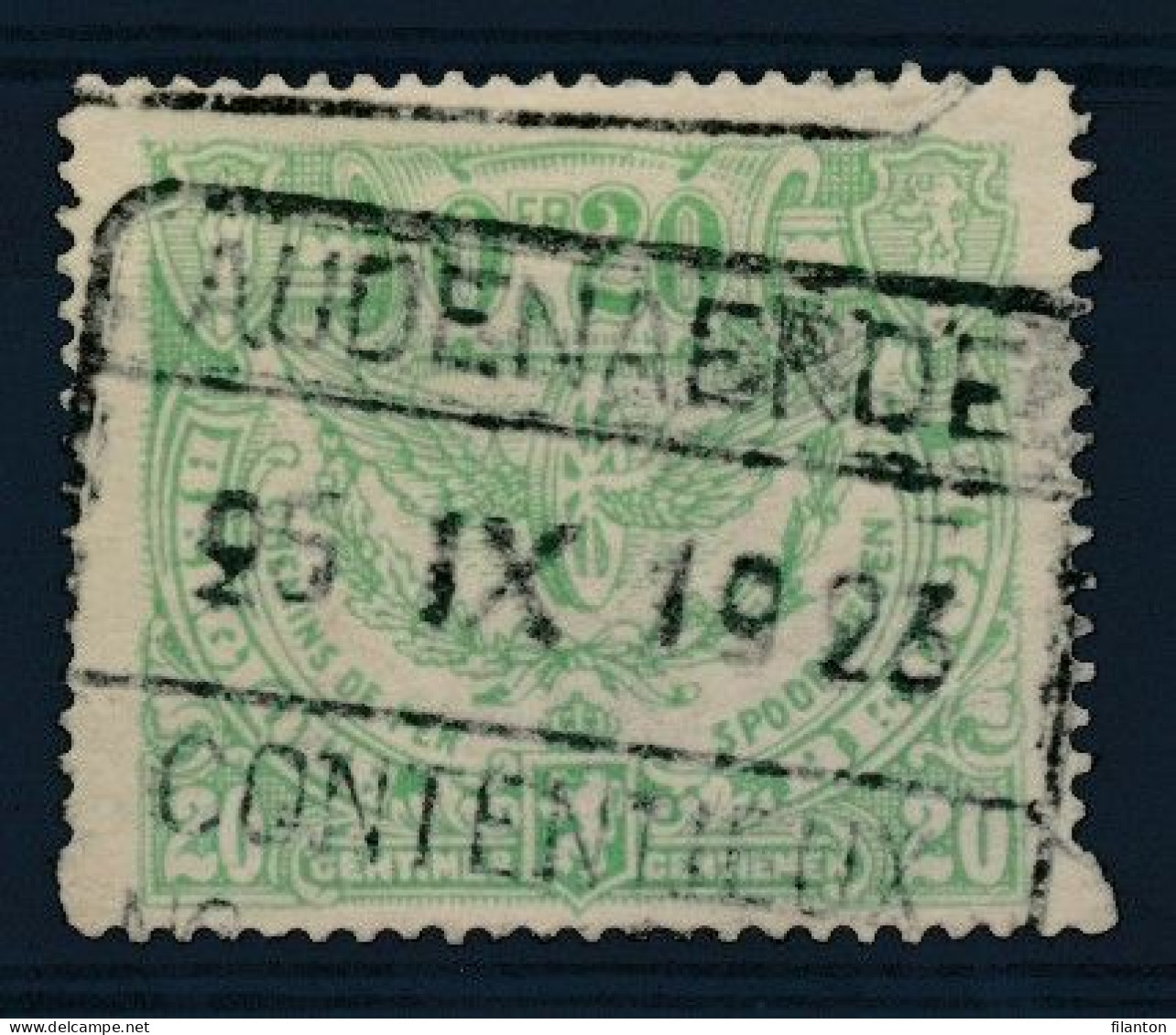 TR  102 -  "AUDENAERDE - CONTENTIEUX" - (ref. 37.483) - Afgestempeld