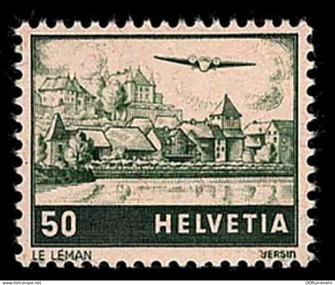 1941 Lake Geneva Michel CH 389 Stamp Number CH C29 Yvert Et Tellier CH PA29 Stanley Gibbons CH 417 AFA CH 395 Xx MNH - Ongebruikt