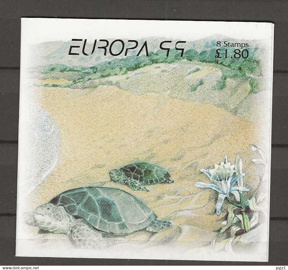 1999 MNH Cyprus Booklet, Postfris** - 1999