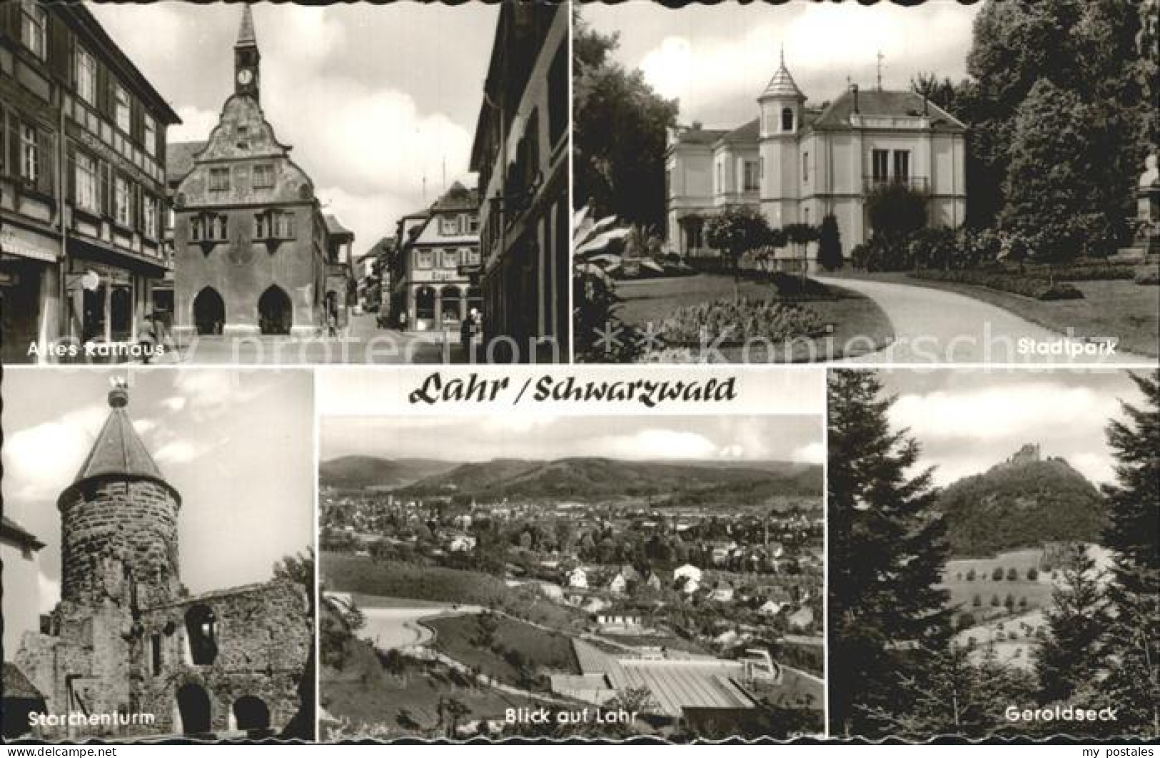 72317712 Lahr Schwarzwald Altes Rathaus Stadtpark Storchenturm Total Geroldseck  - Lahr