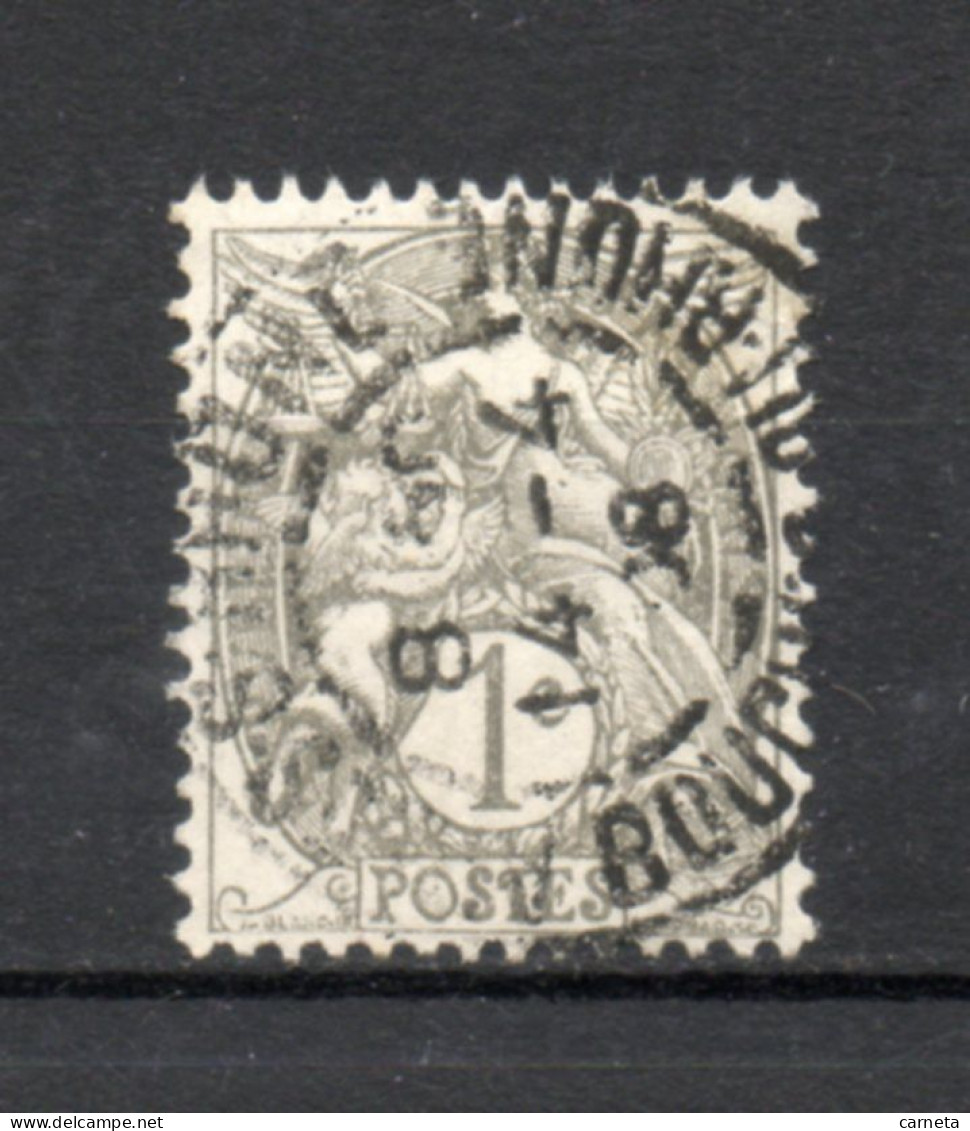 FRANCE   N° 107          OBLITERE    COTE 0.50€   TYPE BLANC - 1900-29 Blanc