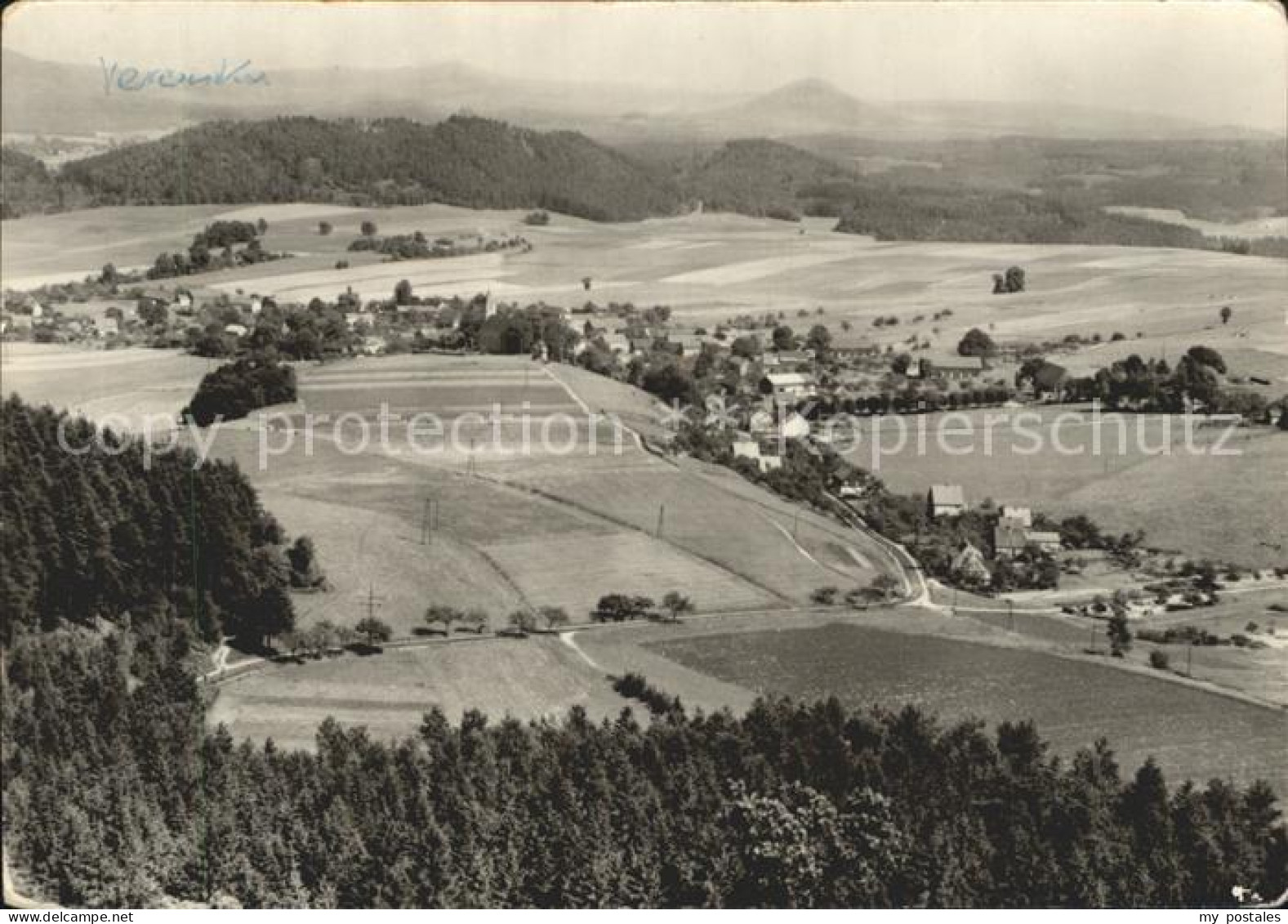 72317615 Papstdorf Blick Von Gorisch Gohrisch - Gohrisch