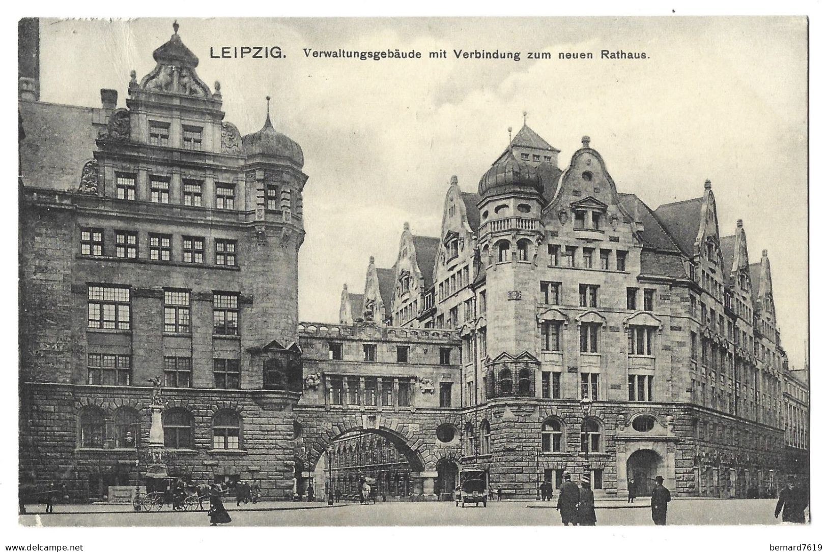 Allemagne  - Leipzig -  Verwaltungsgebaude  Mit  Verbindung Zum Neuen Rathaus - Waldenburg (Sachsen)