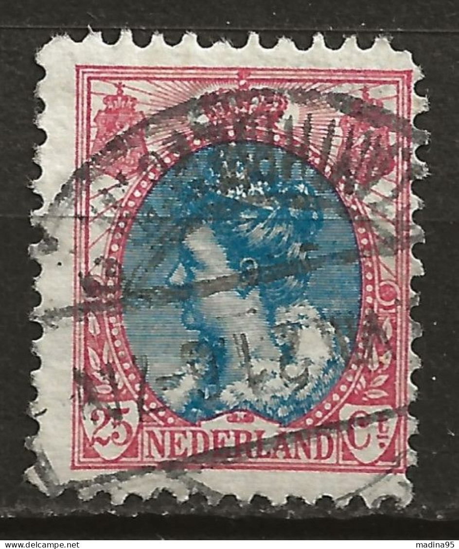 PAYS-BAS: Obl., N° YT 59, Dts 11 1/2, TB - Usati