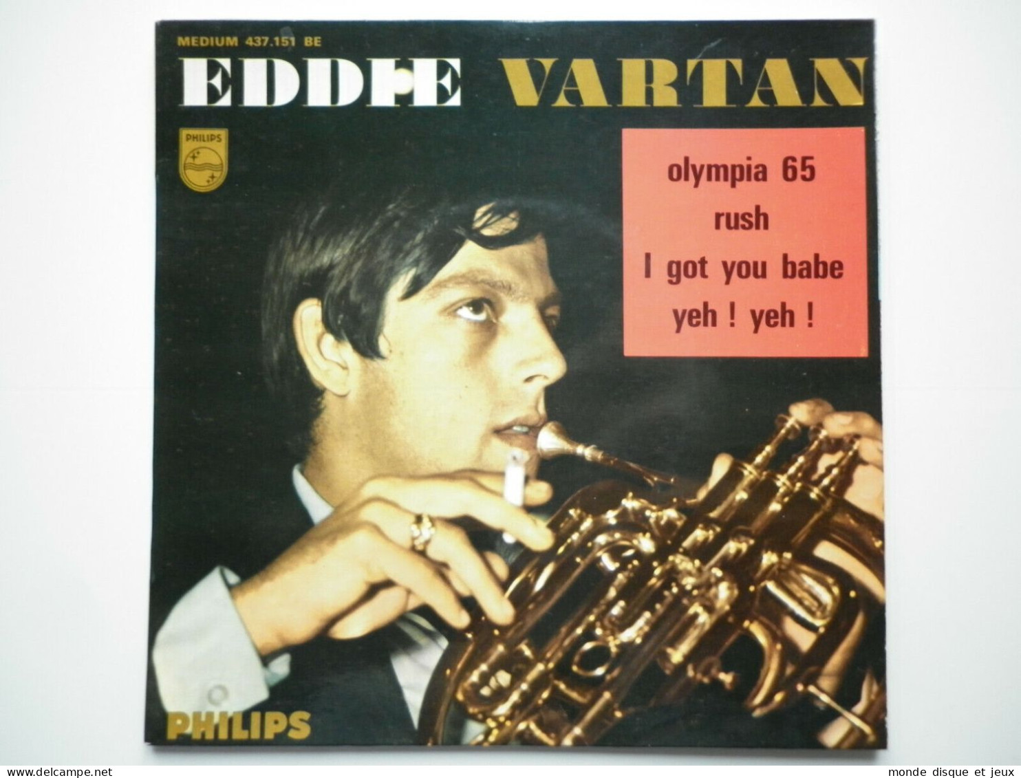 Eddie Vartan 45Tours EP Vinyle À L'Olympia Mint - 45 T - Maxi-Single