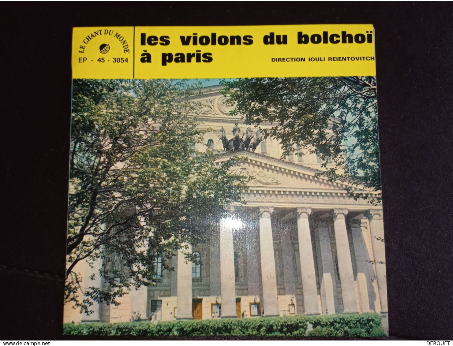 Les Violons Du Bolchoï à Paris - Direction Iouli Reientovitch - Opera
