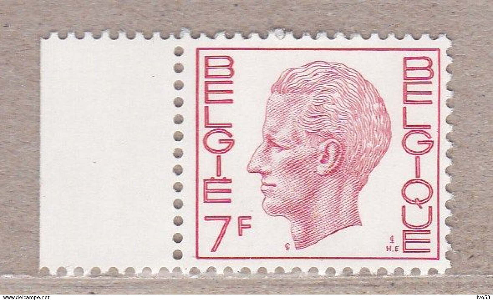 1971 Nr 1582P4** Zonder Scharnier,zegel Uit Reeks Koning Boudewijn.Type Elstrom. - 1970-1980 Elström