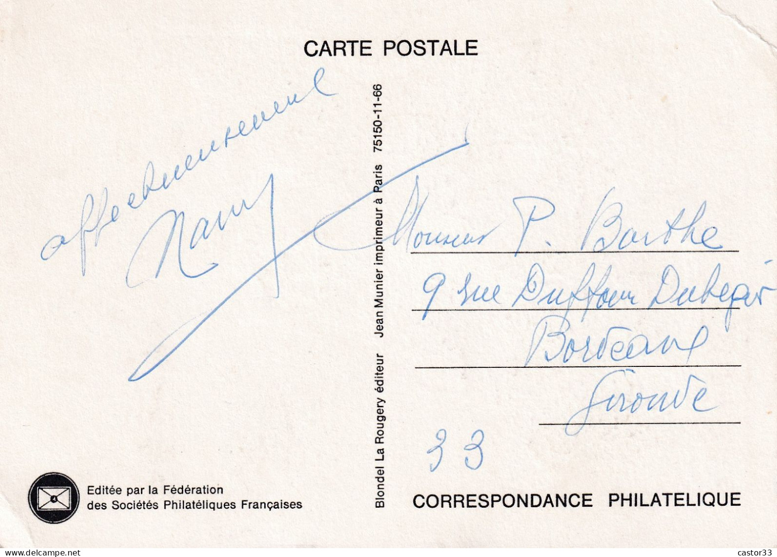 Journée Du Timbre 1966, Lille, - Tag Der Briefmarke