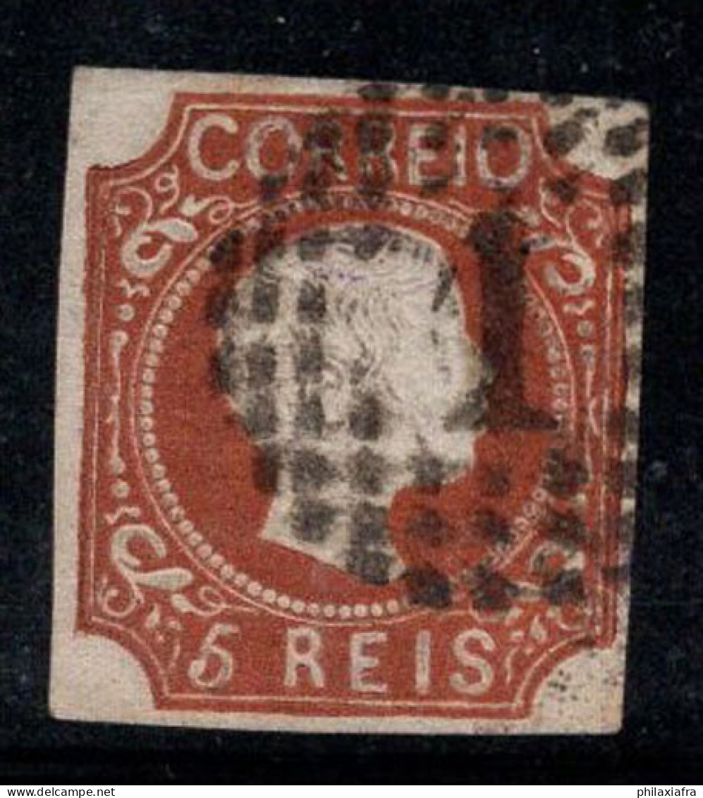 Portugal 1856 Mi. 9 Oblitéré 100% 5 R, Roi Pierre V - Used Stamps