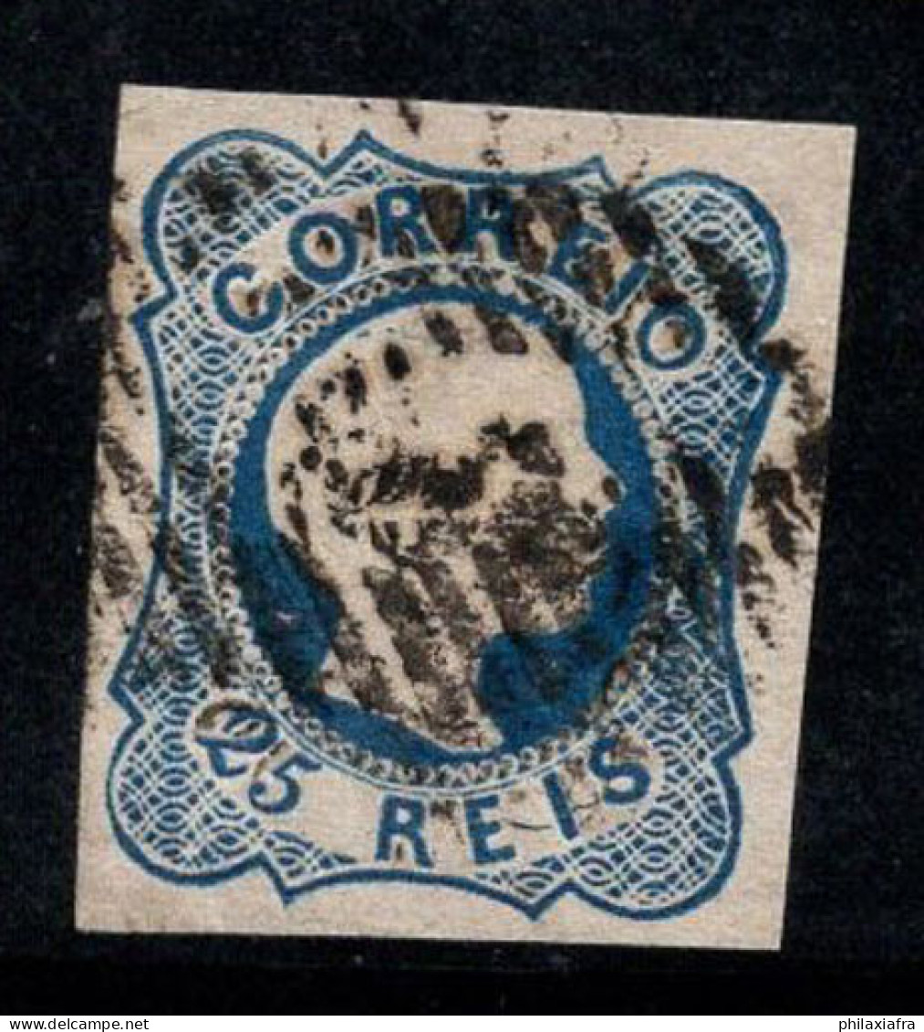 Portugal 1855 Mi. 6 I Oblitéré 100% 25 R, Roi Pierre V - Used Stamps