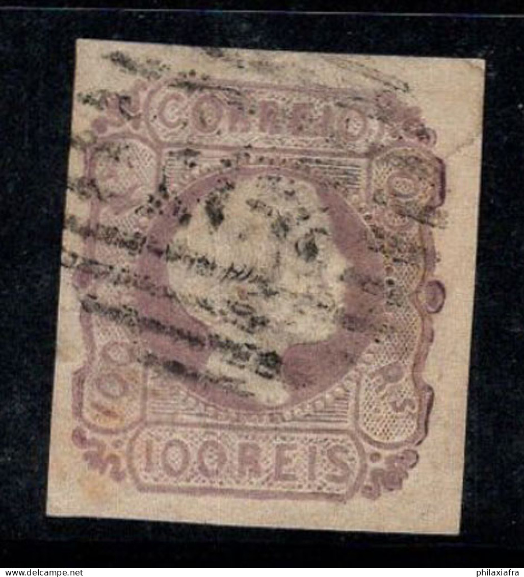 Portugal 1855 Mi. 8 Oblitéré 100% 100 R, Roi Pierre V - Oblitérés