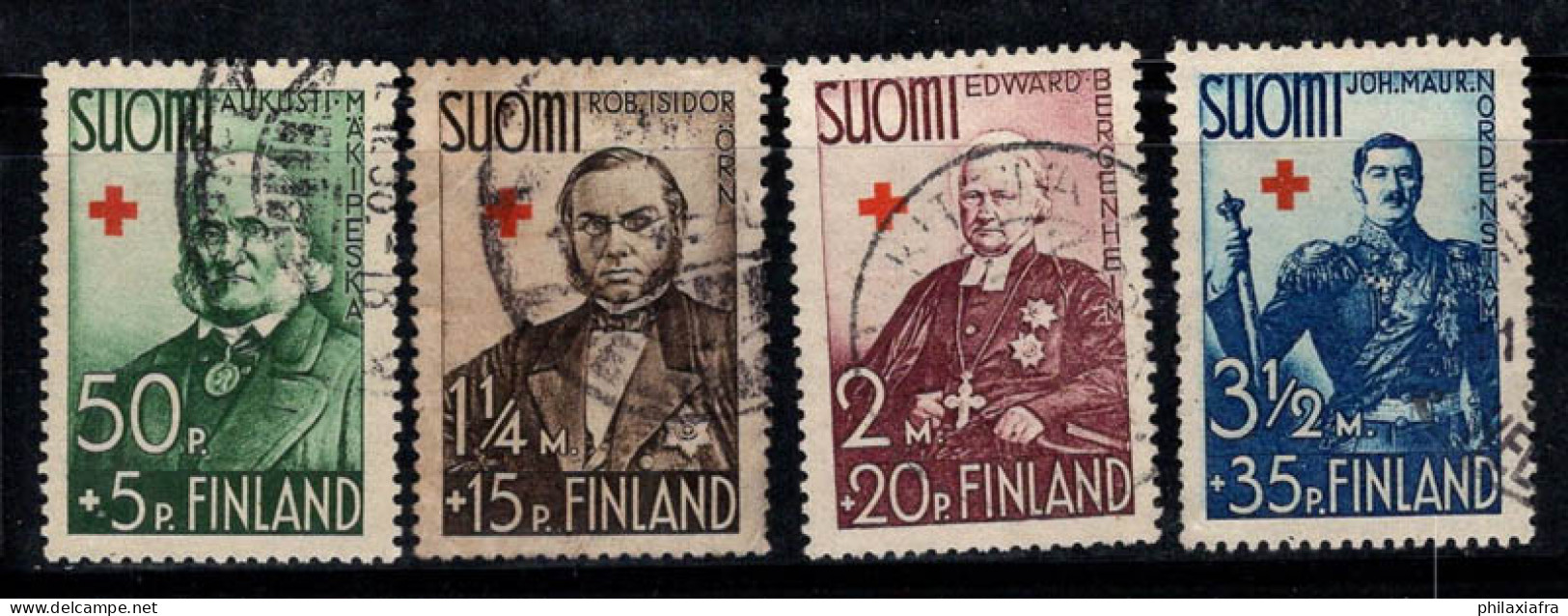Finlande 1938 Mi. 204-207 Oblitéré 100% Croix-Rouge, Célébrités - Usados