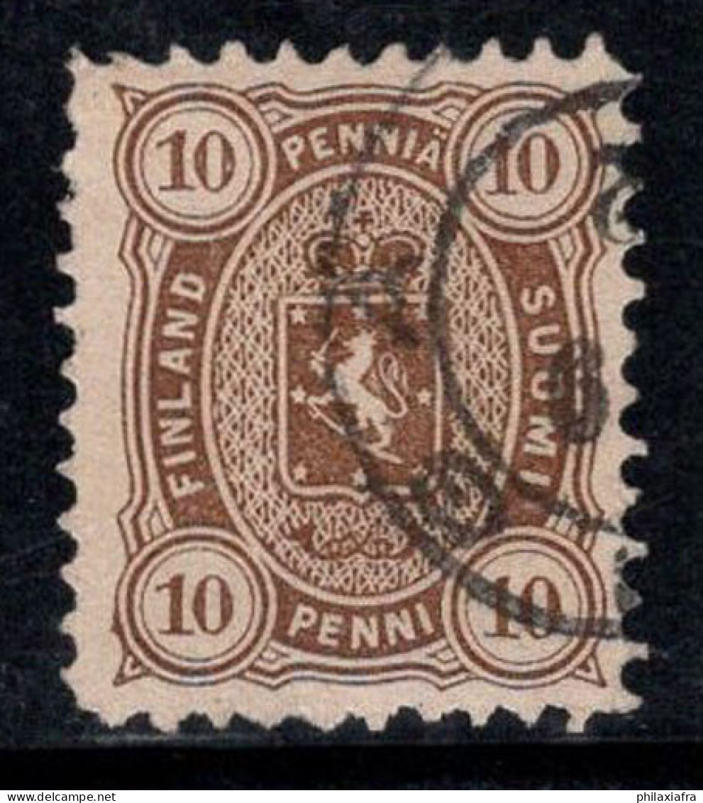 Finlande 1875 Mi. 15 A Oblitéré 100% Armoiries, 10 P - Used Stamps