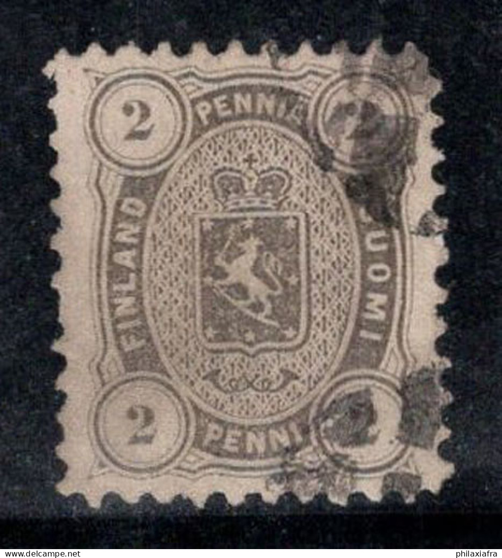 Finlande 1875 Mi. 12 A Oblitéré 100% Armoiries, 2 P - Gebruikt