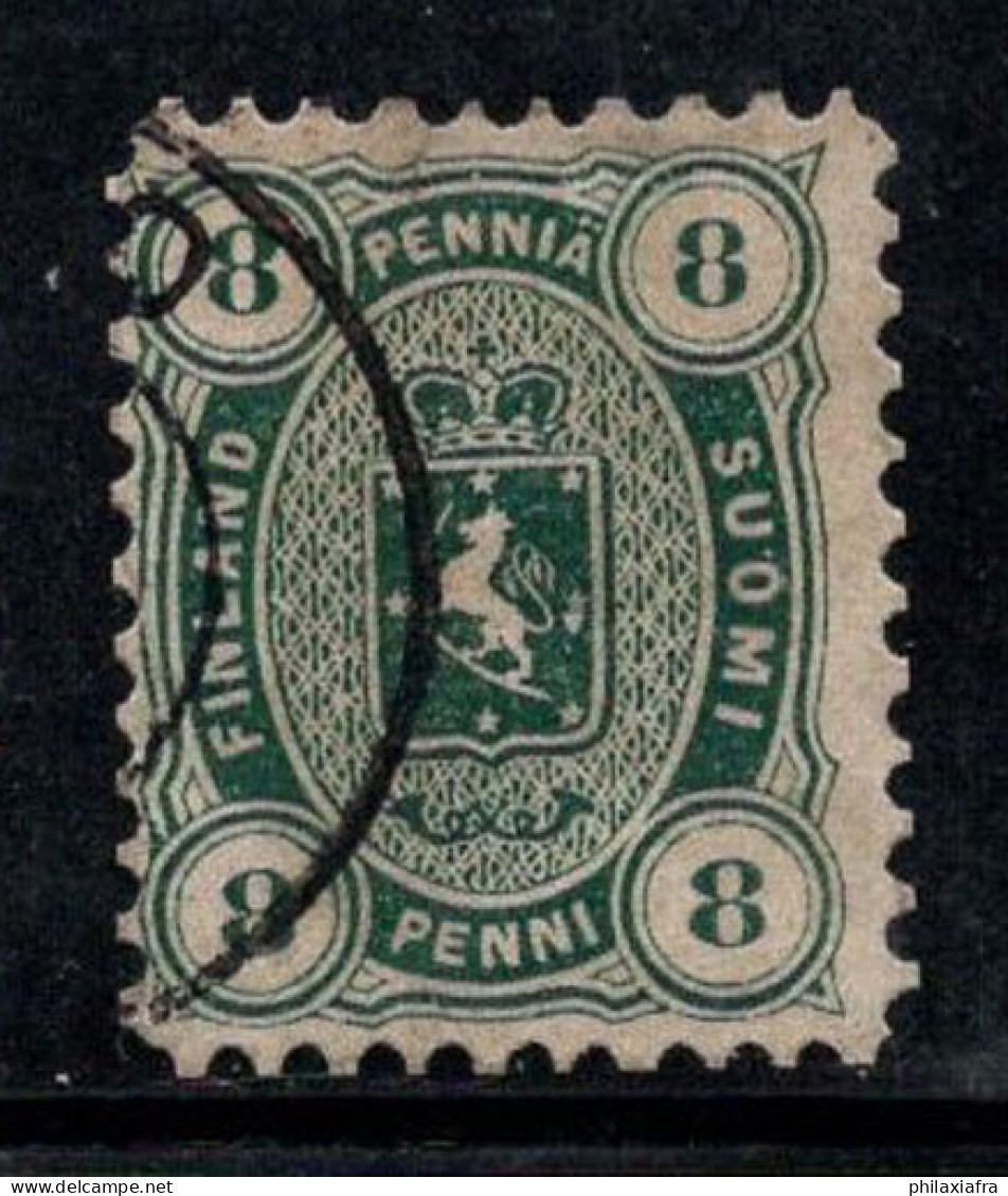 Finlande 1875 Mi. 14 A Oblitéré 100% Armoiries, 8 P - Used Stamps