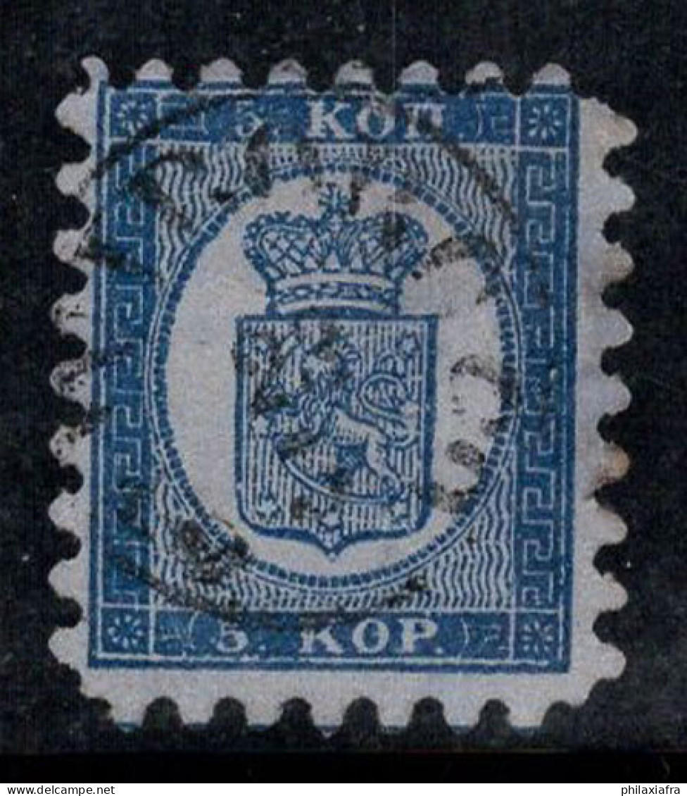 Finlande 1860 Mi. 3A Oblitéré 100% 5 K, Armoiries - Used Stamps