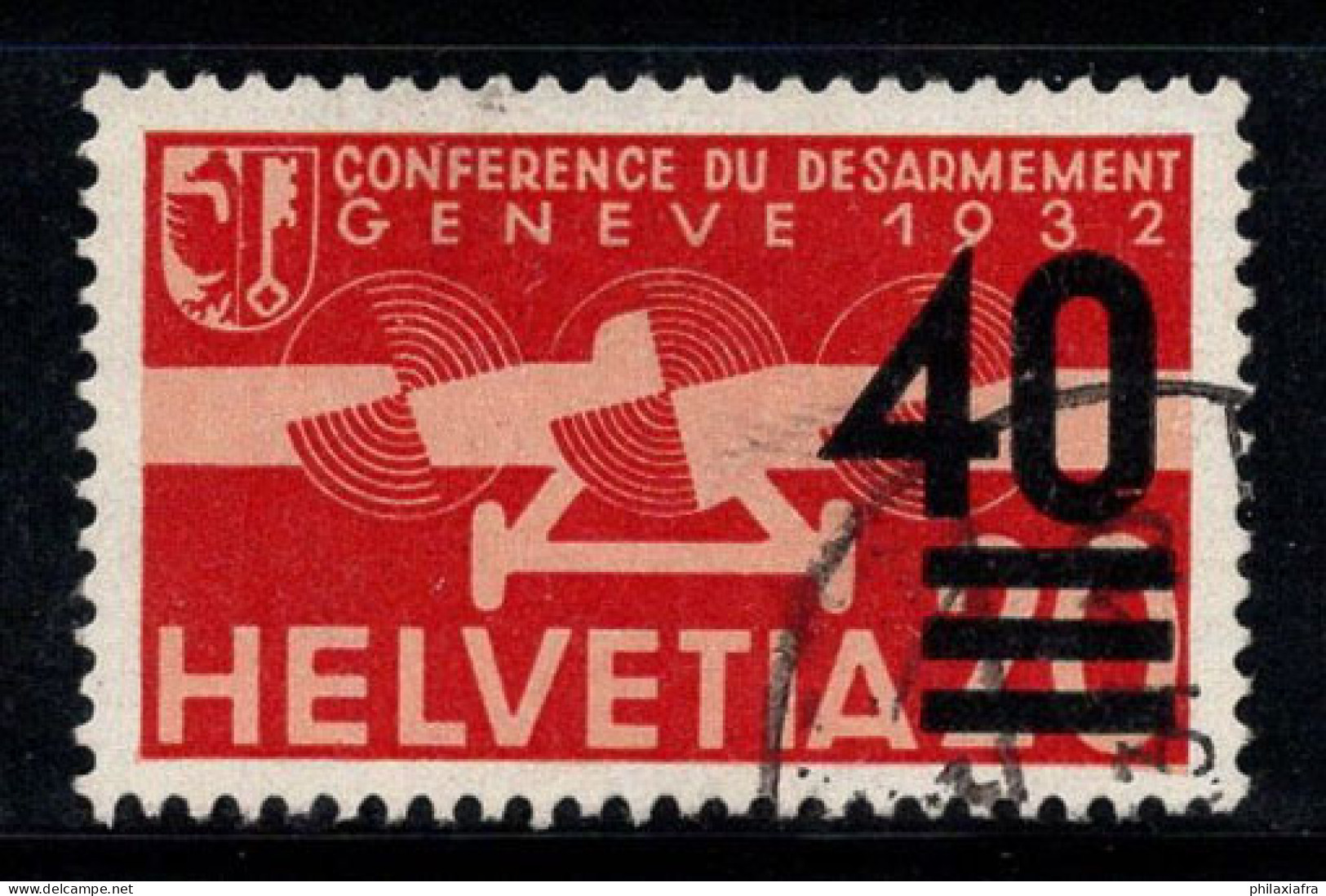 Suisse 1937 Mi. 310 Oblitéré 100% Poste Aérienne 40 C - Oblitérés