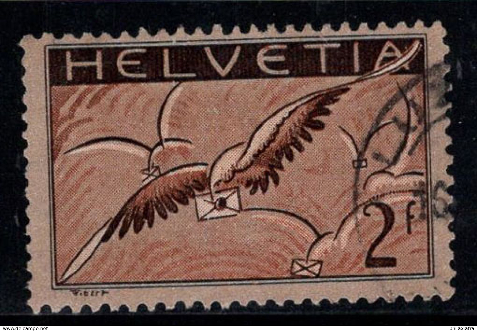 Suisse 1930 Mi. 245 Oblitéré 100% Poste Aérienne Colombe, Lettre - Gebraucht