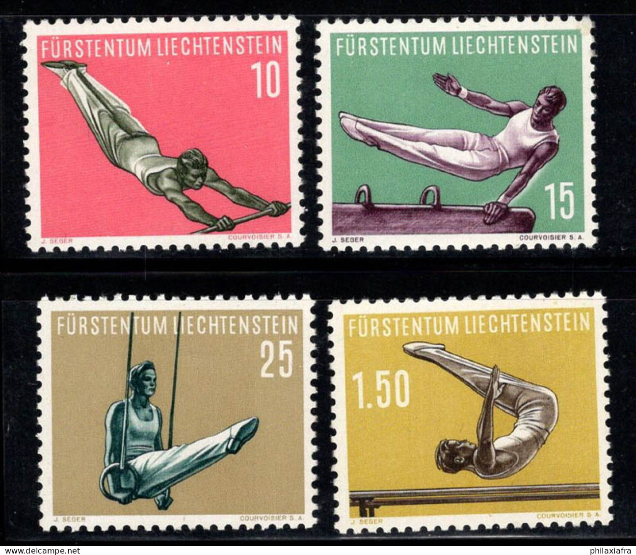Liechtenstein 1957 Mi. 353-356 Neuf ** 100% Sport - Ungebraucht