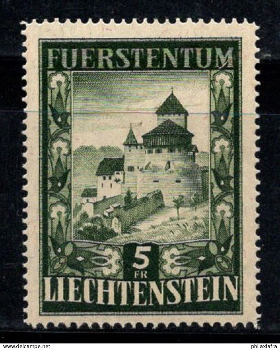 Liechtenstein 1952 Mi. 309 Neuf ** 100% 5 Fr, Château De Vaduz - Ungebraucht