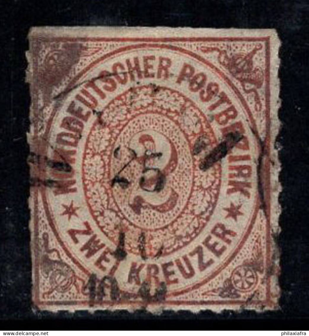 Confédération De L'Allemagne Du Nord 1868 Mi. 8 Oblitéré 100% 2 Kr, Chiffres - Other & Unclassified